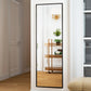 Full Length Mirror 48"x14" Hanging Floor Mirrors Wall-Mounted Mirrors, Black