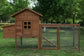 Wooden Chicken Coop Hutch w/ Chicken Run House Nesting Box 80&