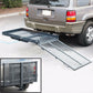 Foldable Electric-Wheelchair Hitch Carrier Mobility Scooter Loading Ramp