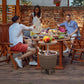 Outdoor Patio Cooler Bar Table for Patio and Deck, Adjustable Height 10 Gal.