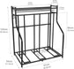 Bike Storage Rack for Garage 3 Bicycle Floor Parking Stand Free Standing Bike Rack Sports Organizer