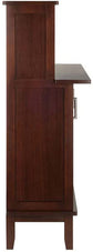 Portable Beynac Bar Cappuccino Wine Cabinet with adjustable shelf & 8 slots