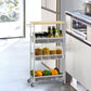 SALE! 4 Tier Rolling Cart Slim Storage Kitchen Shelving Unit on Wheels