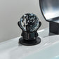 Widespread Waterfall Bathroom Sink Faucet 2 Handle 3Hole Basin Mixer Tap