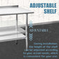 24"x72" Stainless Steel Work Table Scratch Resistant Antirust Metal with Backsplash