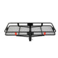 500LB FoldAway Steel Mesh Cargo Rack Basket Carrier Luggage Hitch Tow Bar 60x20"