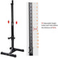 Pair of Adjustable Squat Rack Standard Solid Steel Squat Stands Barbell Free Press Bench Home Gym Portable Dumbbell Racks Stands 44"-70"