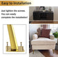 4 Pcs 6" Gold Furniture Legs Brass Cabinet Legs Metal Mid Century Furniture Feet Counter Legs