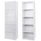 5-Tier Reversible Color Open Shelf Bookcase Bookcase Bookshelf Storage White