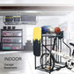 Bike Storage Rack for Garage 3 Bicycle Floor Parking Stand Free Standing Bike Rack Sports Organizer