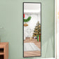 Full Length Mirror 48"x14" Hanging Floor Mirrors Wall-Mounted Mirrors, Black