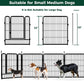 24 Panels Dog Playpen Outdoor, 32" Height Dog Fence Exercise Pen with Doors for Large/Medium/S Dogs