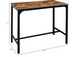 High Bar Table Industrial Dining Table, Tall Counter Height Pub Table for Dining Room, Kitchen or Living Room, 47.2&