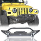 FIT 97-06 WRANGLER JEEP TJ STEEL FRONT BUMPER BAR + ABS GRILLE COVER GUARD COMBO