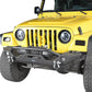 FIT 97-06 WRANGLER JEEP TJ STEEL FRONT BUMPER BAR + ABS GRILLE COVER GUARD COMBO