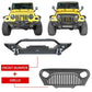 FIT 97-06 WRANGLER JEEP TJ STEEL FRONT BUMPER BAR + ABS GRILLE COVER GUARD COMBO