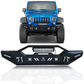 For 2007-2023 Jeep Wrangler JK/JL/JT New Steel Front Bumper W/LED Lights&D-Rings