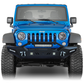 For 2007-2023 Jeep Wrangler JK/JL/JT New Steel Front Bumper W/LED Lights&D-Rings