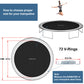 Round Replacement Trampoline Jumping Mat Pad Rebounder Mat 14 ft