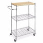 3Tier Microwave Cart Stand Kitchen Baker&