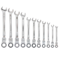 8-19mm Metric Flexible Head Ratcheting Wrench Combination Spanner Tool Set 12pc